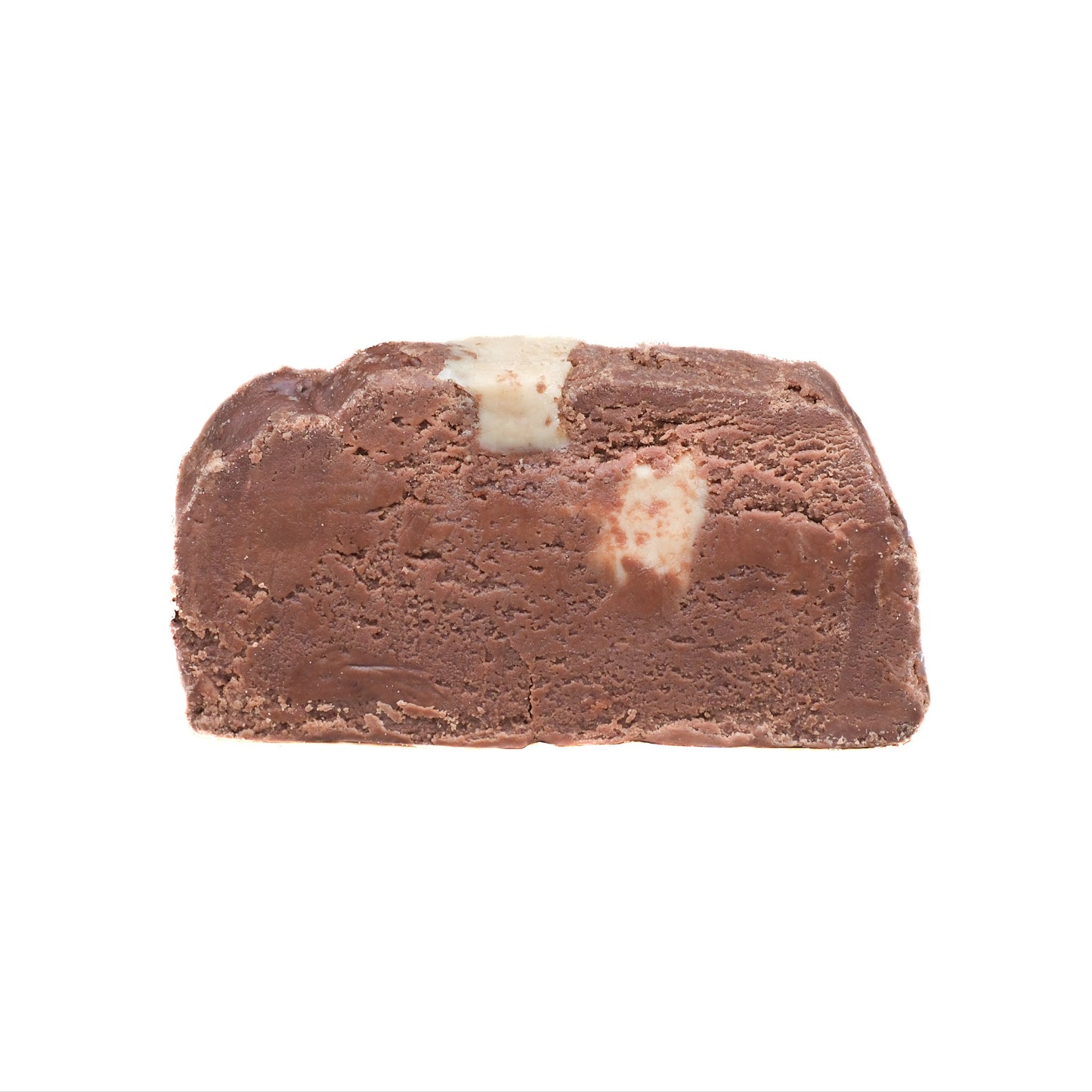 Chocolate peanut butter fudge with rich swirled layers