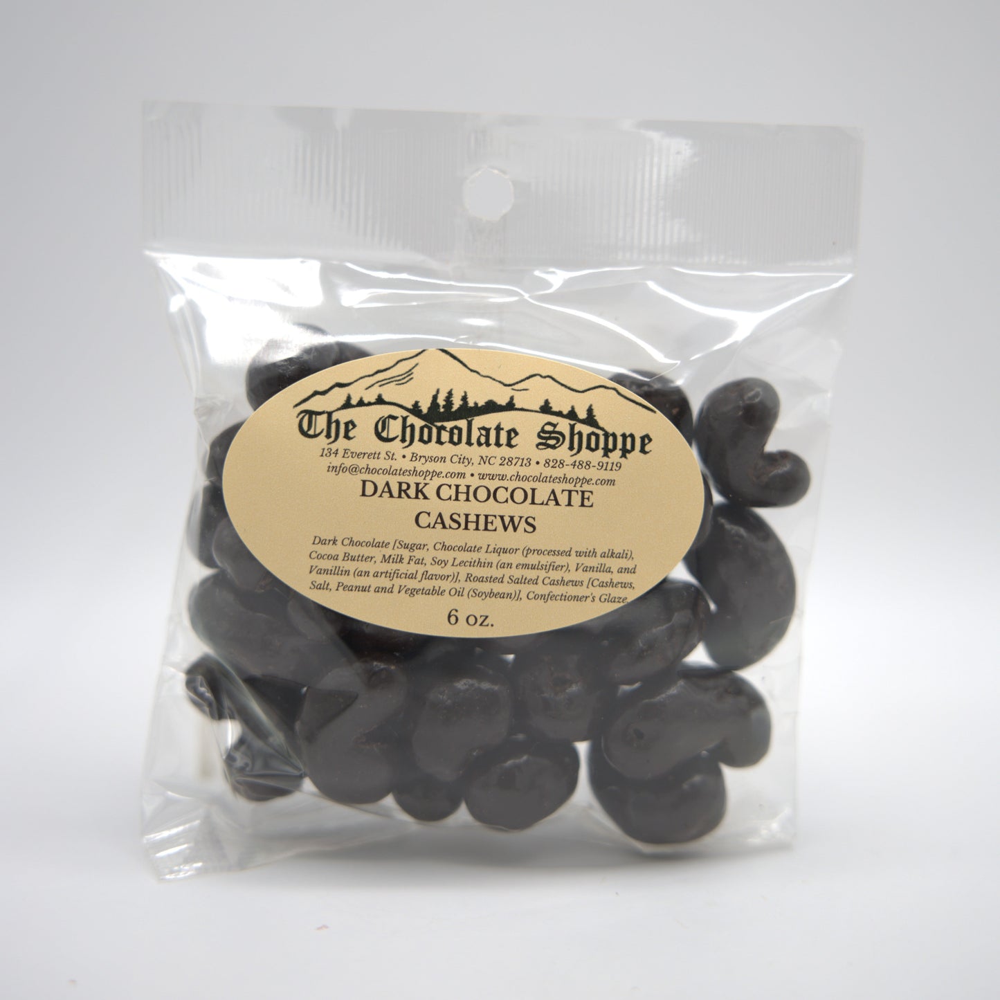Premium chocolate covered cashews with sweet and salty flavor