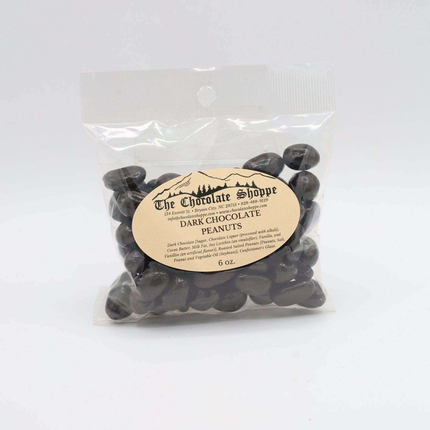 Chocolate covered peanuts with roasted nut crunch