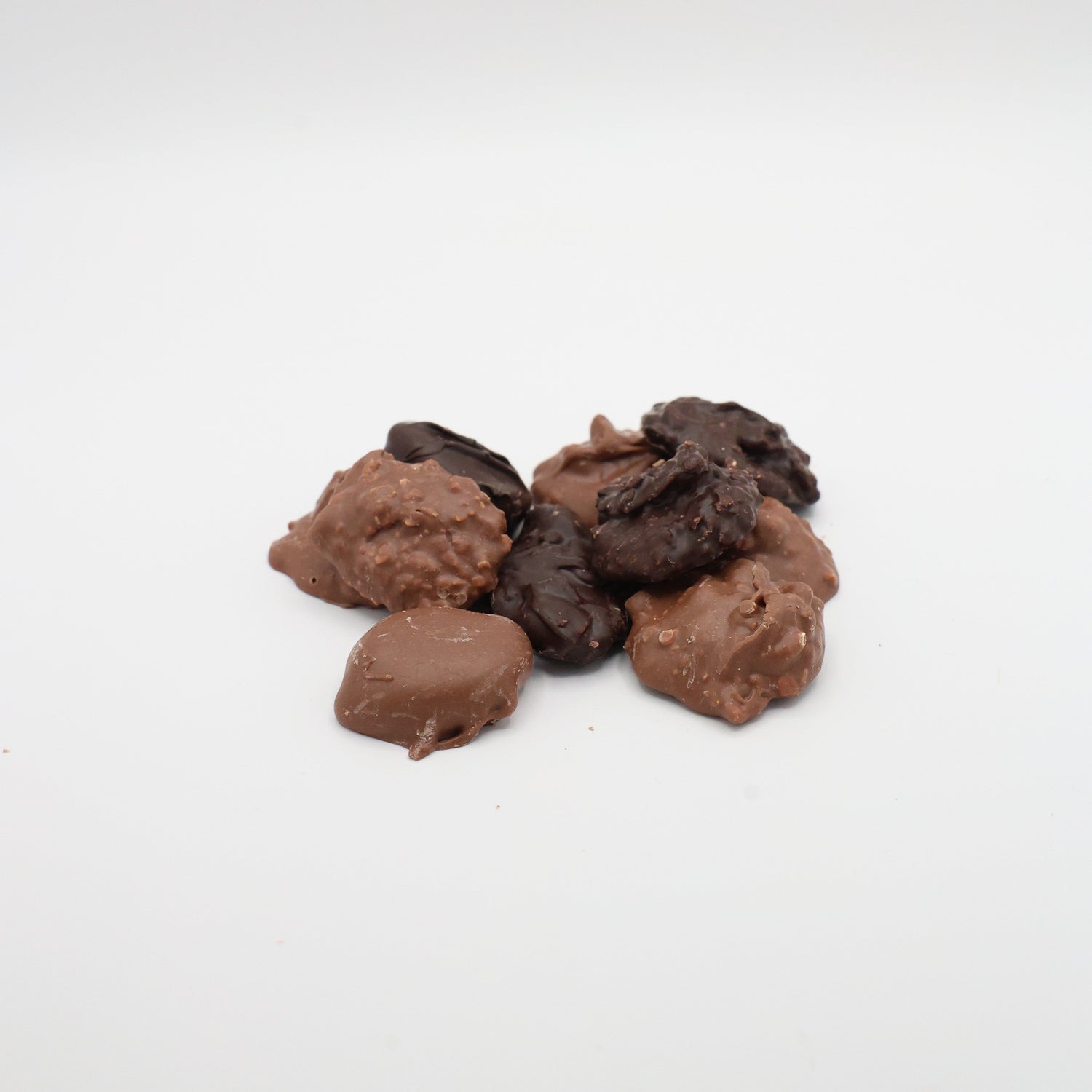 Homemade Chocolate and Nut Clusters