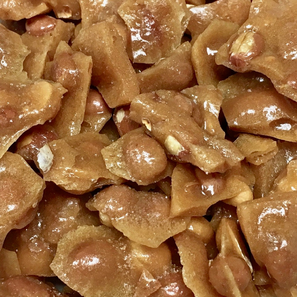 Handmade peanut brittle from The Chocolate Shoppe
