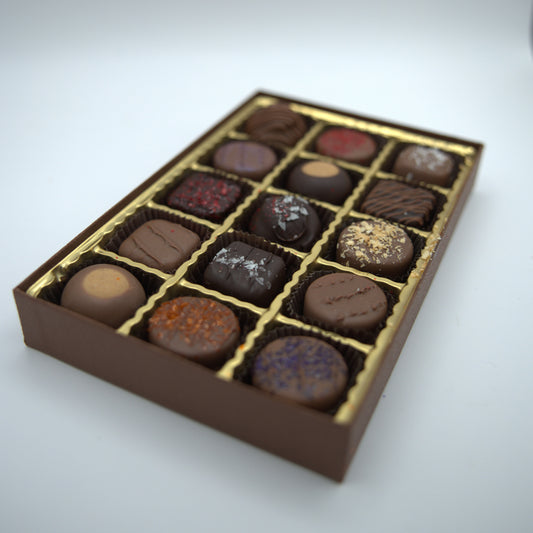 15 count custom truffle assortment build a box in gift box