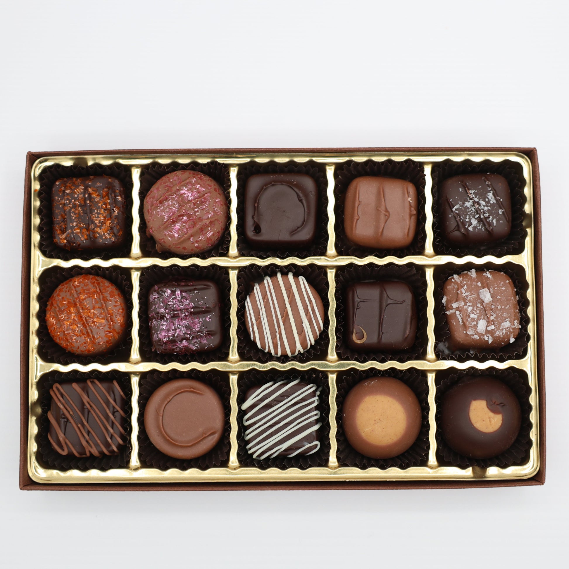 15 count build your own chocolate assortment in gift box