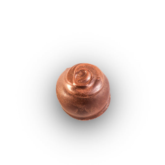 Grand Marnier truffle with orange-infused chocolate ganache