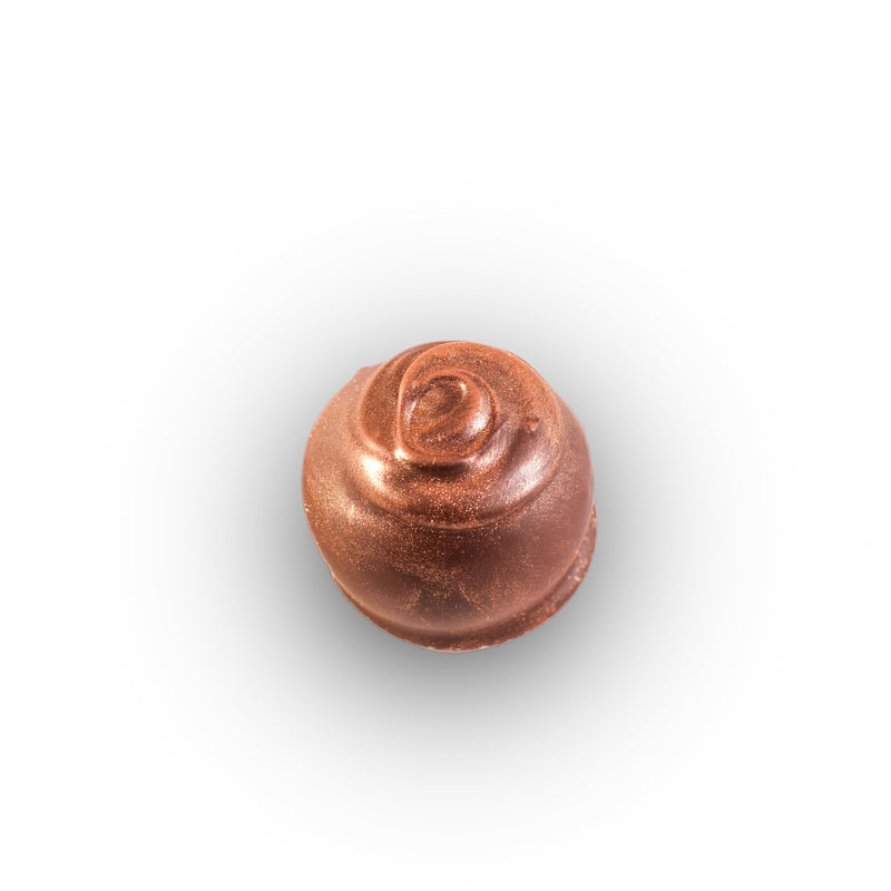 Grand Marnier truffle with orange-infused chocolate ganache