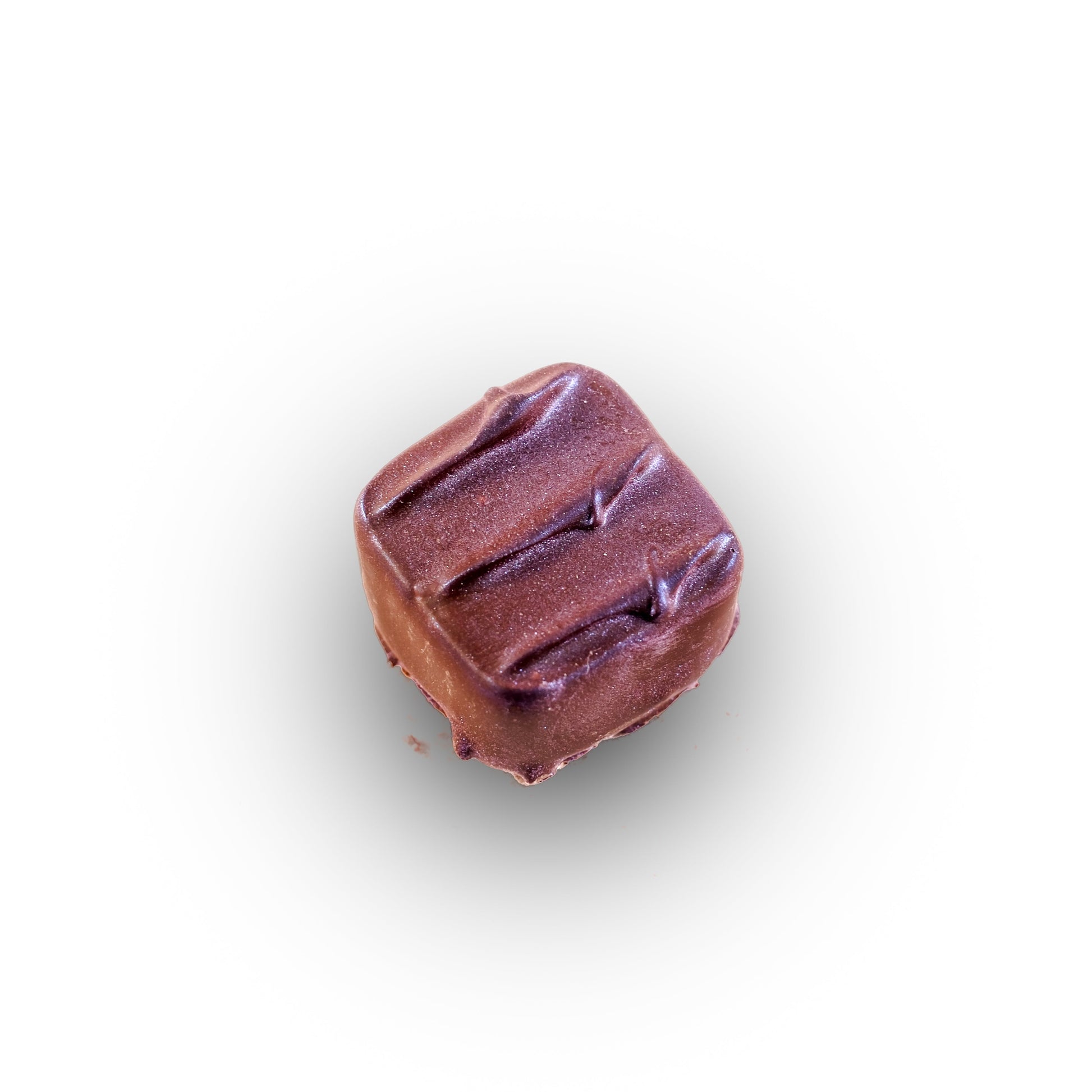 Lavender cream chocolate with floral infused center