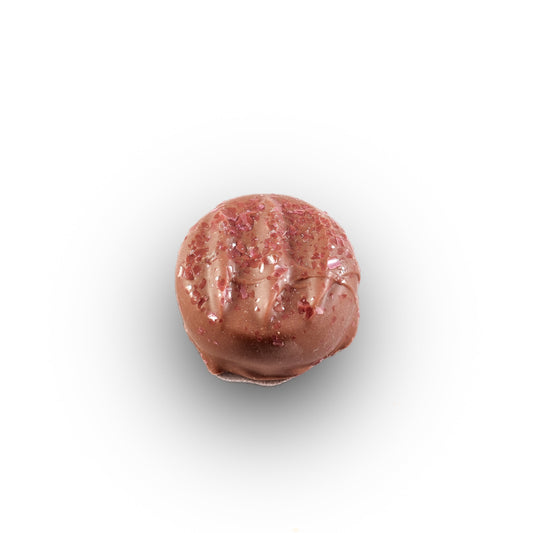 Strawberry cream chocolate with smooth berry center