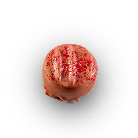 Raspberry cream chocolate with berry infused center