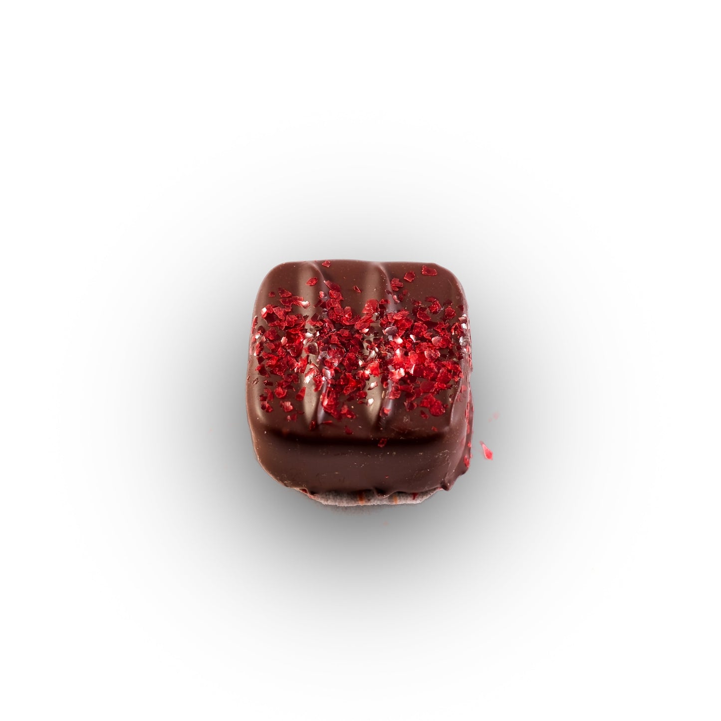 Raspberry cream chocolate with berry infused center