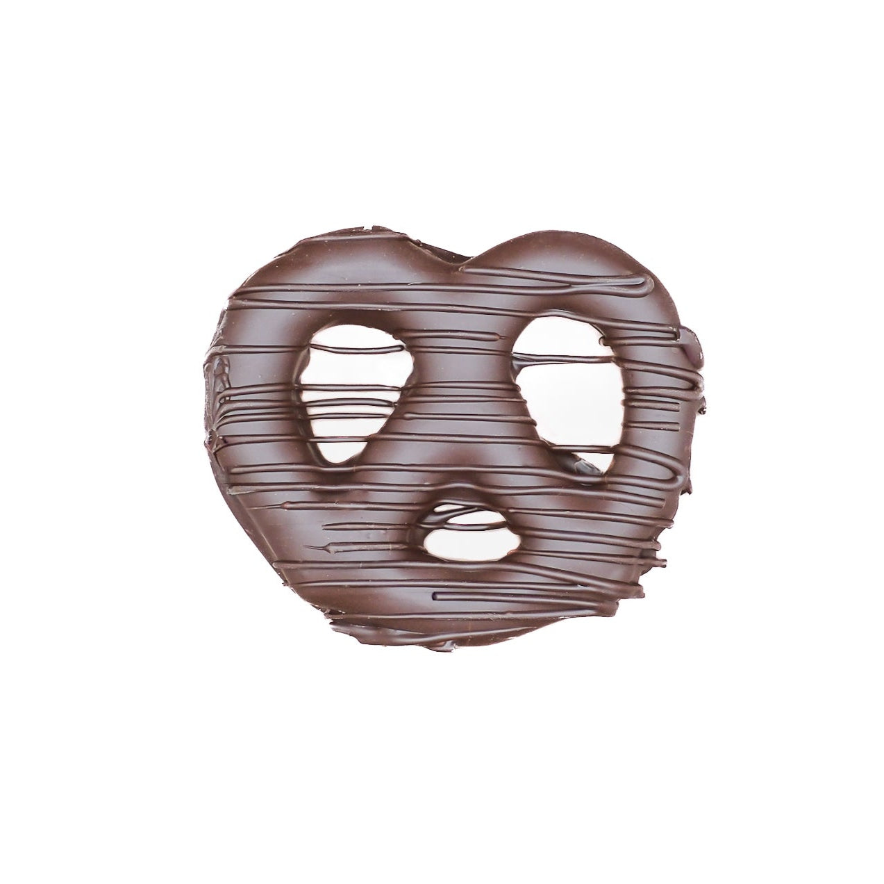 Chocolate covered pretzels with sweet and salty crunch