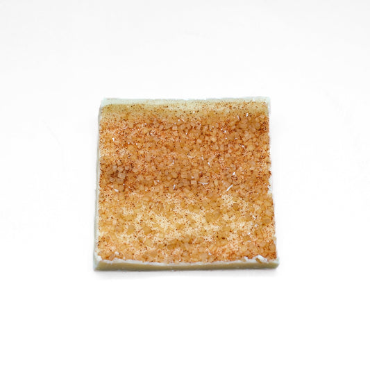 Cinnamon sugar chocolate bark with warm spiced flavor