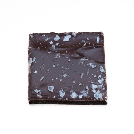 Sea salt chocolate bark with premium chocolate and flaky salt