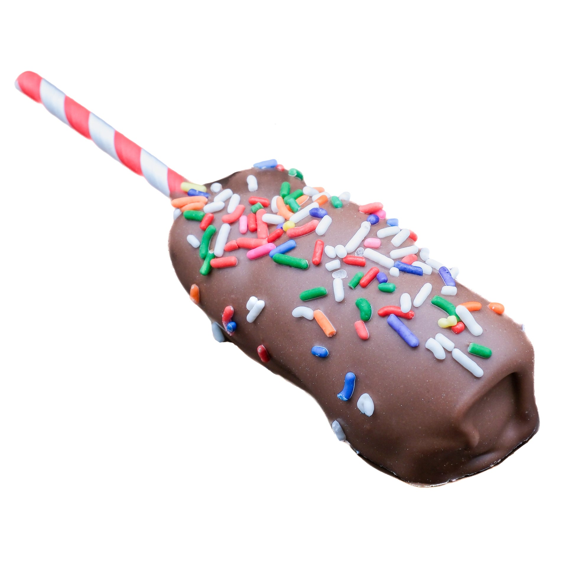 Chocolate covered marshmallows with soft fluffy center