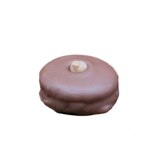 Chocolate covered Ritz crackers with peanut butter filling