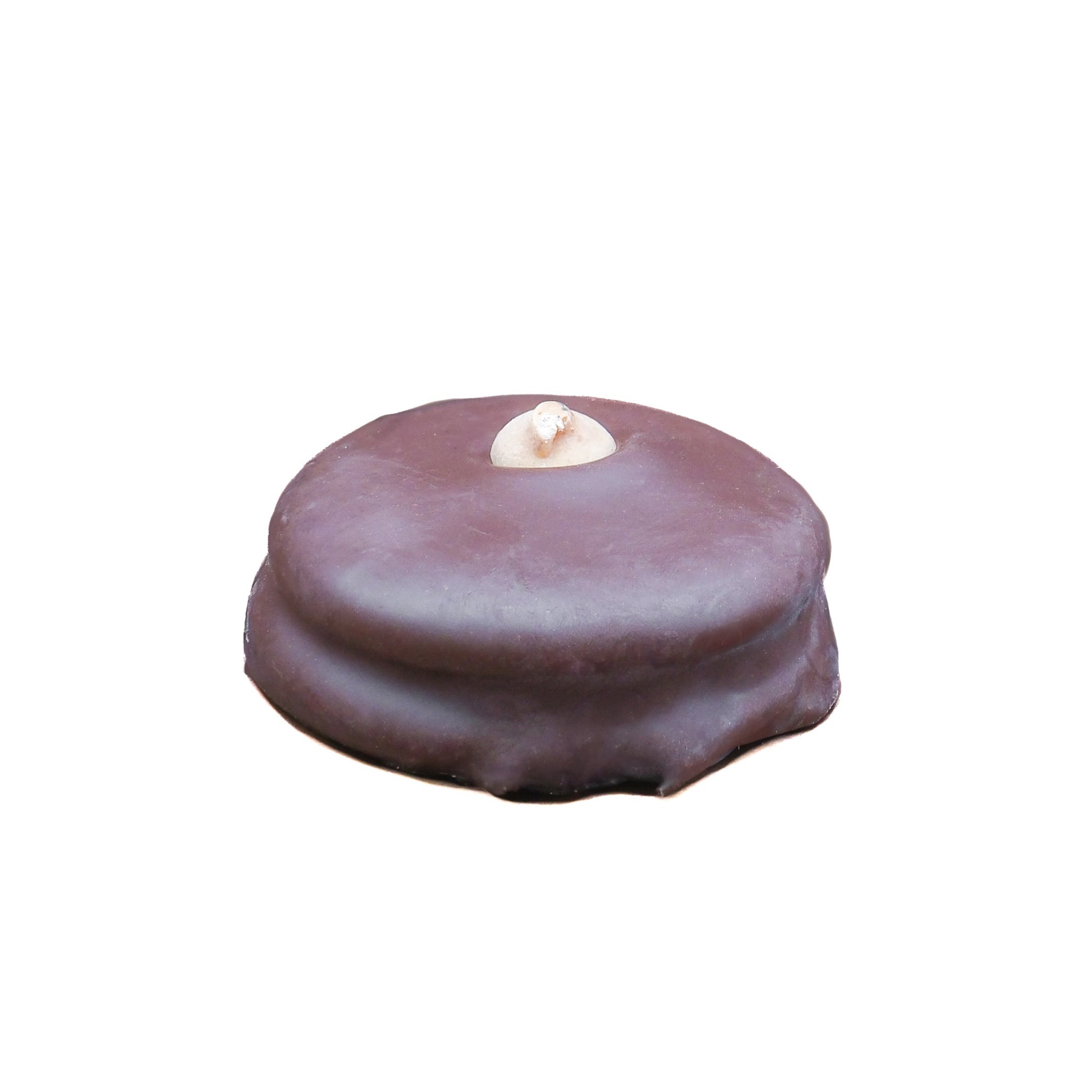 Chocolate covered Ritz crackers with peanut butter filling