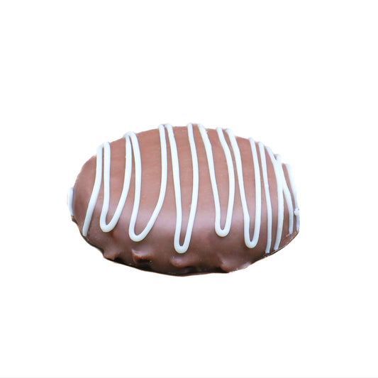 Chocolate covered shortbread cookie with buttery texture