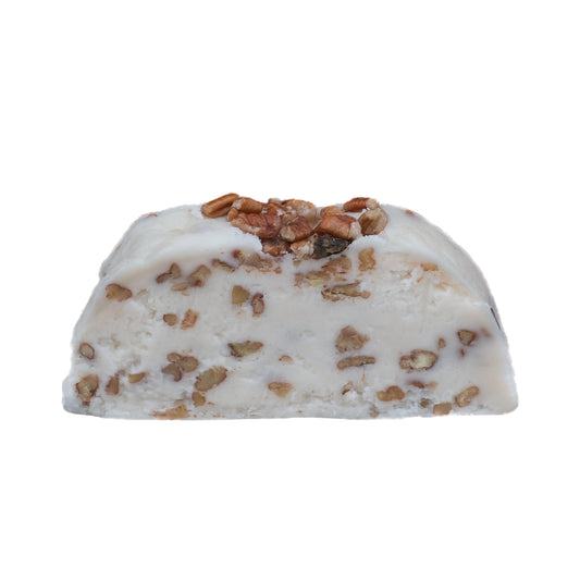 Maple walnut fudge with warm maple flavor and toasted nuts