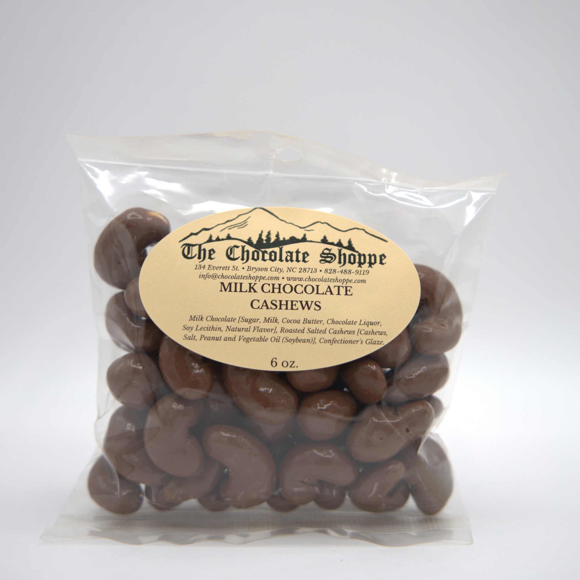 Premium chocolate covered cashews with sweet and salty flavor