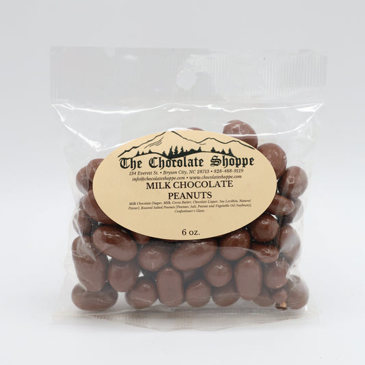 Chocolate covered peanuts with roasted nut crunch