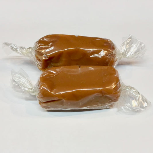 Soft caramel chews with rich buttery flavor