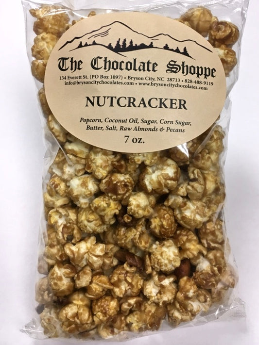 Nutcracker popcorn with caramel corn and roasted nuts